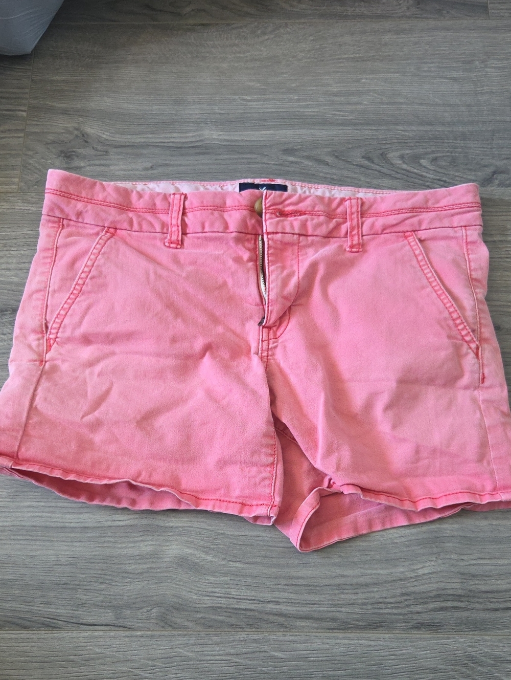 American Eagle Outfitters Pink Cotton Jean Shorts